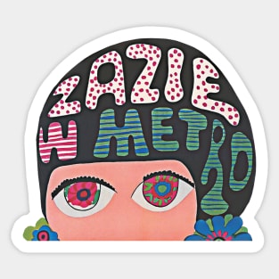 Zazie Dans Le Metro Sticker